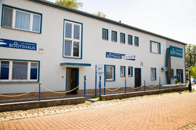 Das Gebäude in dem sich die Pension befindet