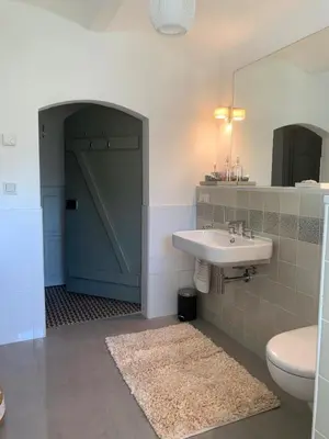 Ein Badezimmer in der Unterkunft Pension Villa Fortuna