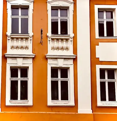 Das Gebäude in dem sich die Ferienwohnung befindet