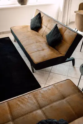Ein Sitzbereich in der Unterkunft Down Town Motel Berlin
