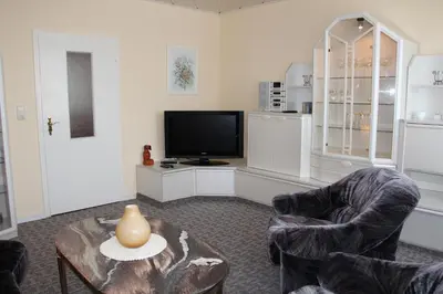 TV/Unterhaltungsangebot in der Unterkunft Ferienwohnung Oleanderhof