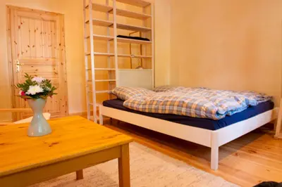 Ein Bett oder Betten in einem Zimmer der Unterkunft Excellent Apartments Kreuzberg