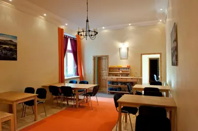 Ein Sitzbereich in der Unterkunft Excellent Apartments Kreuzberg