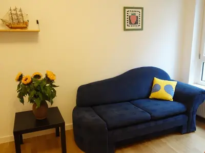 Ein Sitzbereich in der Unterkunft Private Rooms in Prenzlauerberg