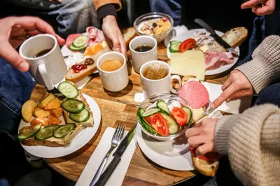Essen im Hostel oder in der Nähe
