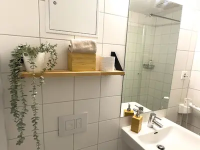 Ein Badezimmer in der Unterkunft Nice studio in Friedrichschain area