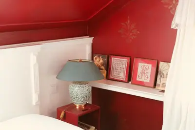 Ein Bett oder Betten in einem Zimmer der Unterkunft Bellevue Gastgeberei