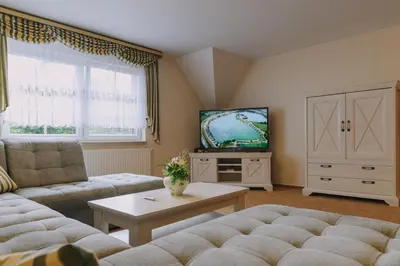 TV/Unterhaltungsangebot in der Unterkunft Pension Lehnigksberg