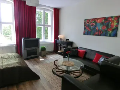 TV/Unterhaltungsangebot in der Unterkunft Apartment KiezFlair