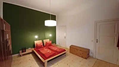Ein Bett oder Betten in einem Zimmer der Unterkunft Designerwohnung Berlin Mitte