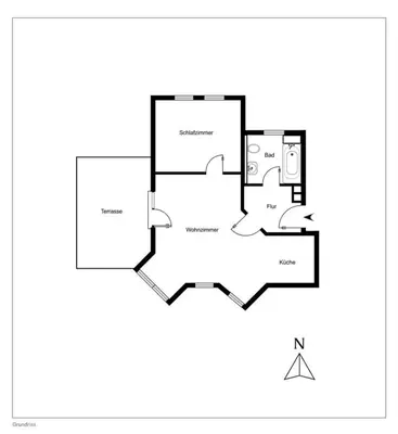 Grundriss der Unterkunft Villa Kurpark Bad Saarow