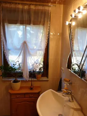 Ein Badezimmer in der Unterkunft Auf der Heide - Ferienhaus für 6 Personen