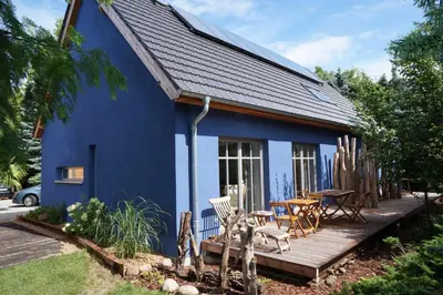 Ein Garten an der Unterkunft BluGarden Ferienapartments im Spreewald