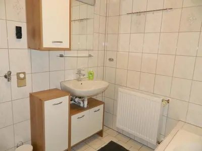 Ein Badezimmer in der Unterkunft Unter den Linden
