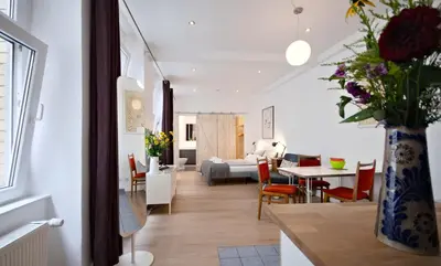 Ein Sitzbereich in der Unterkunft Mini-Loft (KB7)