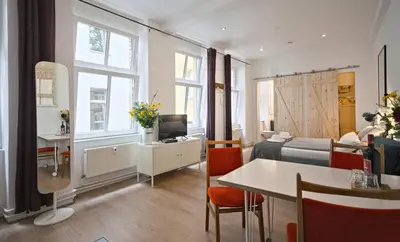 Ein Sitzbereich in der Unterkunft Mini-Loft (KB7)