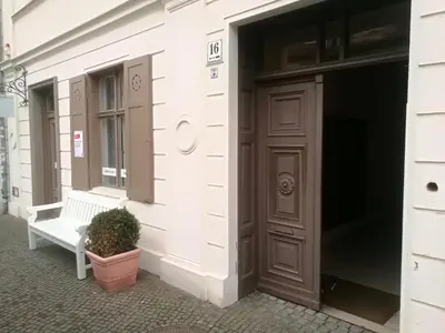 Eine Fassade oder ein Eingang zu Studioapartment G16 - in exklusiver Innenstadtlage