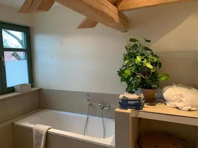 Ein Badezimmer in der Unterkunft Kranichhof - Studio, Loft & Atelier