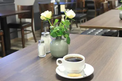 Kaffee-/Teezubehör in der Unterkunft Hotel Arena Inn - Berlin Mitte