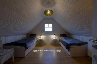 Ein Bett oder Betten in einem Zimmer der Unterkunft Haus Michel