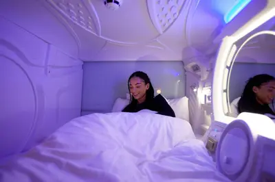 Ein Bett oder Betten in einem Zimmer der Unterkunft Generator Berlin Mitte