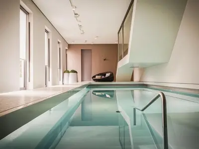 Der Swimmingpool an oder in der Nähe von Das Stue