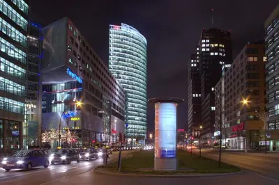 Ein allgemeiner Blick auf Berlin oder ein Stadtblick von der Ferienwohnung aus