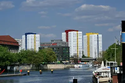 Ein allgemeiner Blick auf Berlin oder ein Stadtblick von der Ferienwohnung aus