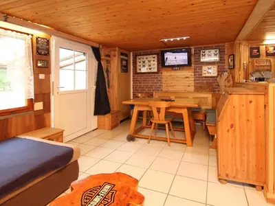 TV/Unterhaltungsangebot in der Unterkunft Bungalow, Wernsdorf