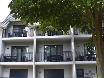 Ein Balkon oder eine Terrasse in der Unterkunft Appartements mit Blick auf die Spree in Lübben