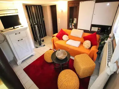 TV/Unterhaltungsangebot in der Unterkunft Ferienhaus in Kummersdorf bei Storkow