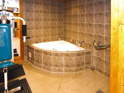 Ein Badezimmer in der Unterkunft Ferienwohnung, Dallgow-Döberitz