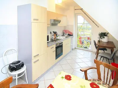Küche/Küchenzeile in der Unterkunft Ferienwohnung, Dallgow-Döberitz