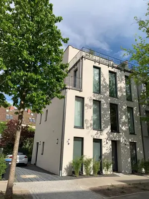 Das Gebäude in dem sich die Ferienwohnung befindet