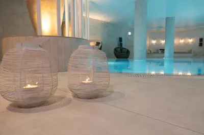 Der Swimmingpool an oder in der Nähe von Seehotel Villago