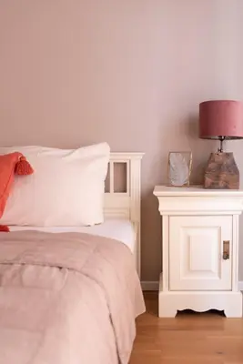 Ein Bett oder Betten in einem Zimmer der Unterkunft Gut Schmerwitz
