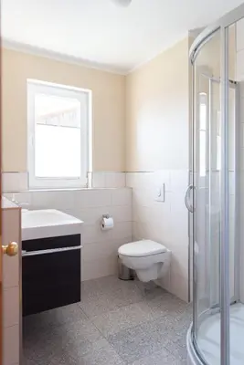 Ein Badezimmer in der Unterkunft Gut Schmerwitz