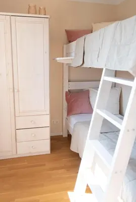 Ein Bett oder Betten in einem Zimmer der Unterkunft Gut Schmerwitz