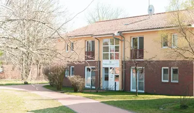 Das Gebäude in dem sich die Ferienwohnung befindet