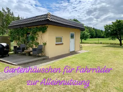 Das Gebäude in dem sich das Ferienhaus befindet