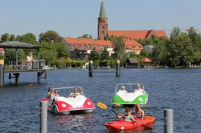 Blick auf einen Fluss in der Nähe der Ferienwohnung