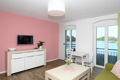 TV/Unterhaltungsangebot in der Unterkunft Ferienwohnung am Pfaffe-Kai