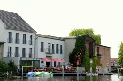 Das Gebäude in dem sich die Ferienwohnung befindet