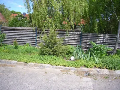 Ein Garten an der Unterkunft Apartments in Lübben Spreewald 26522