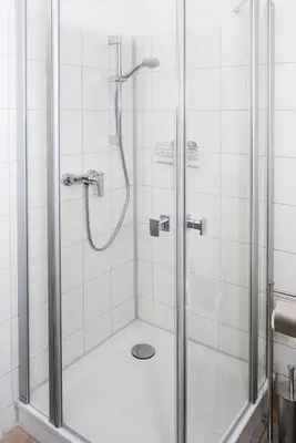 Ein Badezimmer in der Unterkunft Appartement über dem Kino Toni