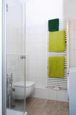 Ein Badezimmer in der Unterkunft Appartement über dem Kino Toni