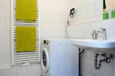 Ein Badezimmer in der Unterkunft Appartement über dem Kino Toni