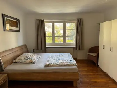 Ein Bett oder Betten in einem Zimmer der Unterkunft Beautiful House in Zehlendorf