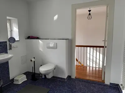 Ein Badezimmer in der Unterkunft Beautiful House in Zehlendorf