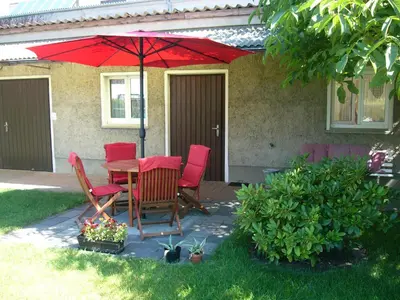 Ein Garten an der Unterkunft Ferienwohnung Anjadina